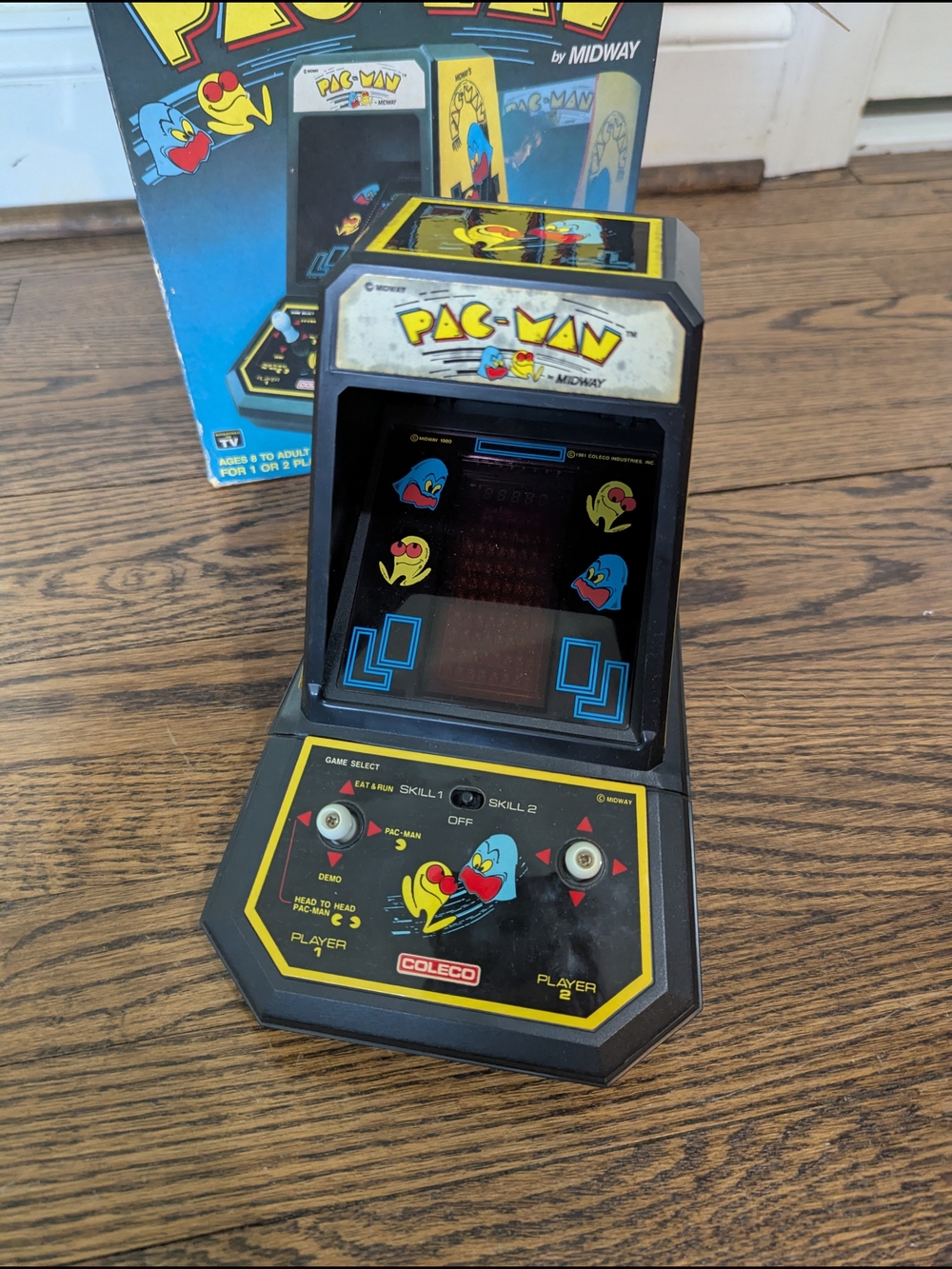 WORKING Vintage 1981 Coleco Pac-Man tabletop mini arcade game by Midway - Picture 5 of 11